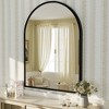 Apmir Arched High-Strength Tempered Glass and Aluminum Alloy Framed French Cleat Mounted Wall Decor Bathroom Vanity Mirror with 5-Year Warranty - 4 of 4