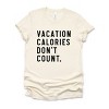 Simply Sage Market Vacation Calories Don't Count Short Sleeve Tee - 2 of 4