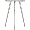 Kane Side Table Aluminum Silver - ZM Home - 4 of 4