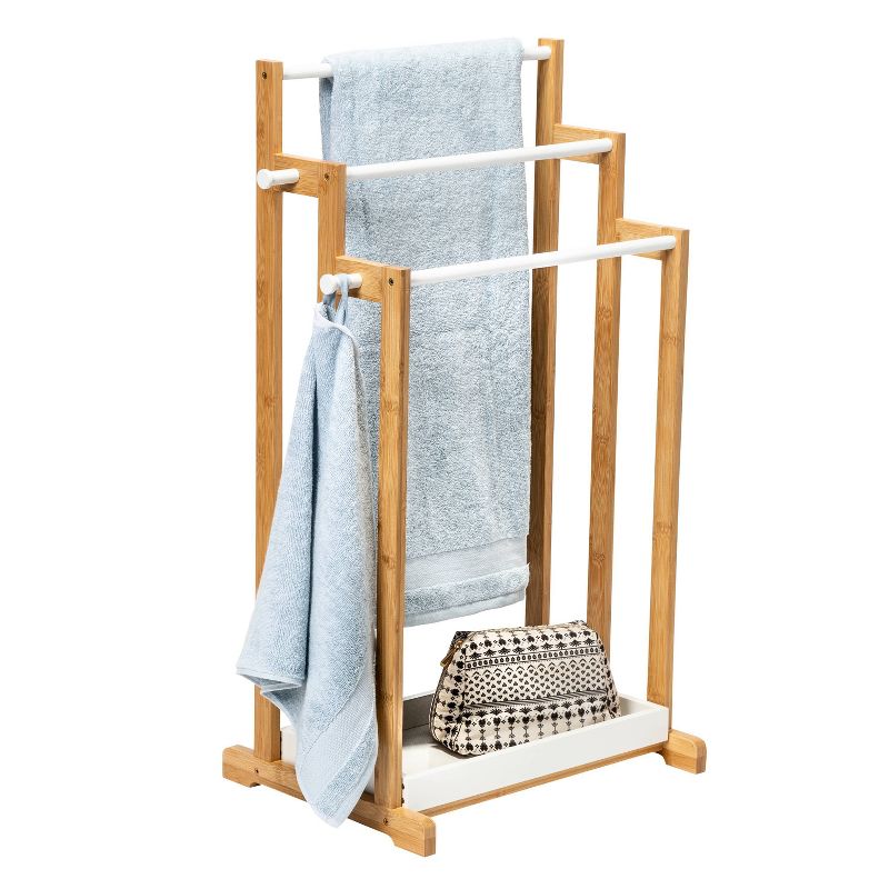 3-Tier Towel Rack Natural - Honey Can Do, 3 of 7