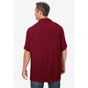 KingSize Men's Big & Tall KS Island Solid Camp Shirt - 3 of 4