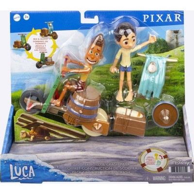 Disney Pixar Luca Scooter Build Crash Pack Target