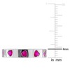 EVERLY JEWELRY | Sterling Silver 1 3/4 CT TGW Created Ruby Fashion Ring - 4 of 4
