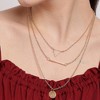 SOHI Women's Gold Geometric Layered Necklace - 4 of 4