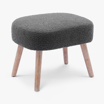 WestinTrends 21" Wide Square Upholstered Cushion Ottoman Foot Stool