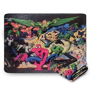 Bazillion Dreams Marvel Spider-Man and Villains Legends Fleece Softest Comfy Throw Blanket for Adults & Kids | Measures 60 x 50 Inches - 1 of 4