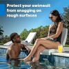 Kumasinova Flip-Fold Portable Outdoor Chairs,Plastic Folding Chair with Back Support,Camping Chairs for Adults,Stadium Seats for Pool,Tailgating,White - 3 of 4