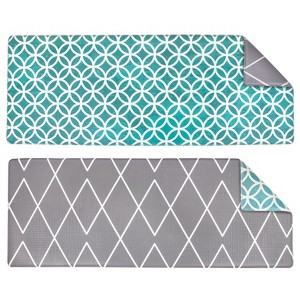 OPUX Anti Fatigue Kitchen Floor Mat, Reversible Waterproof Non Slip Comfort Pad Office Home - 1 of 4