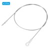 Unique Bargains Stainless Steel Light Outdoor Travel Luggage Safety Locking Cables 0.16" ID Eyelets - 3 of 4