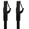 Monoprice Cat6A Flexible TPE Patch Cable - 50 Feet - Black | UTP, 24AWG, 500MHz, Pure Bare Copper, Snagless RJ45, Ethernet Cable - Flex Series - image 3 of 4