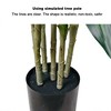 70" Artificial Dragon Tree in Pot, Fake Plant Decoration for Living Room, Balcony, Bedroom, Office - 3 of 4
