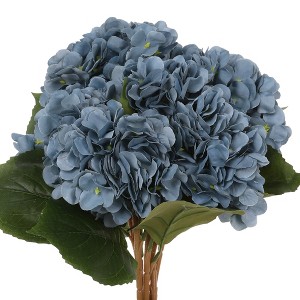 REGALWOVEN Wedding Home Decor Hydrangea Artificial Silk Flowers 17.7" 6 Pcs - 1 of 4