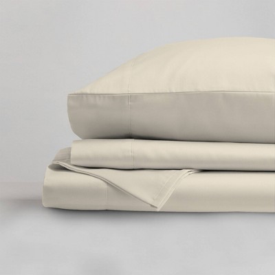 Twin Fresh Ivory Supima Cotton Deep Pocket Sheet Set
