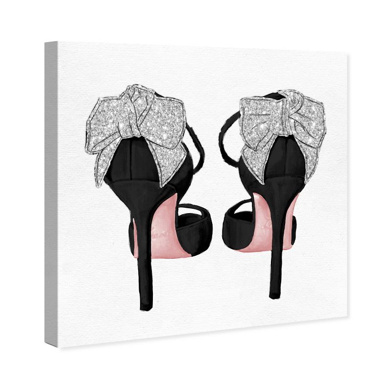 16&#34; x 16&#34; Romantic Glitter Heels Fashion and Glam Unframed Canvas Wall Art in White - Oliver Gal, 5 of 6