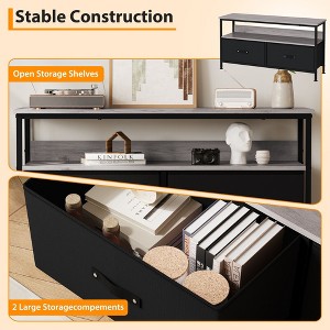 50" TV Stand Dresser with Storage, Media Console with Drawers and Shelves for Living Room, Bedroom - 1 of 4