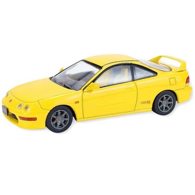 2000 Acura Integra Type R Yellow with Raw Casting Dual Pack 1/64 Diecast Model Car by Greenlight