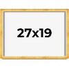 PosterPalooza | Minimalist Shadow Box Gold Picture Frame - UV Acrylic, Backing Board, Hanging Hardware - 2 of 4
