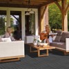 Gulches Interlocking Deck Tiles Flooring, 12.00"x12.00"(Pack of 44), Patio Flooring Outdoor  for Garden Poolside Front/Back Yard, Light gray - 2 of 4