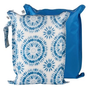 Tiny Twinkle Mess-Proof Waterproof Washable Baby/Toddler Wet Bags for Diapers, Swimsuits and Travel - 1 of 2
