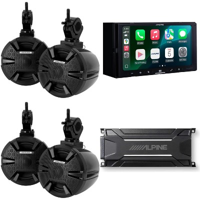 Alpine iLX-W770 Receiver w/ (2) SPV-65RGB-CAN 6.5