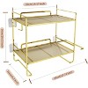 2-Tier Over The Toilet Storage Shelf, Bathroom Organizer Rack & Toilet Tank Cabinet- Space-Saving Furniture for Small Bathrooms - 3 of 4