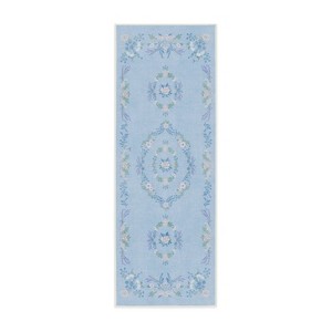 Ruggable Washable Bridgerton Aubrey Hall Garden Rug Blue - 1 of 2