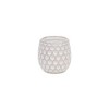 Cheung's Farrier Hexagon Pattern White Ceramic Pot - Small - 2 of 3