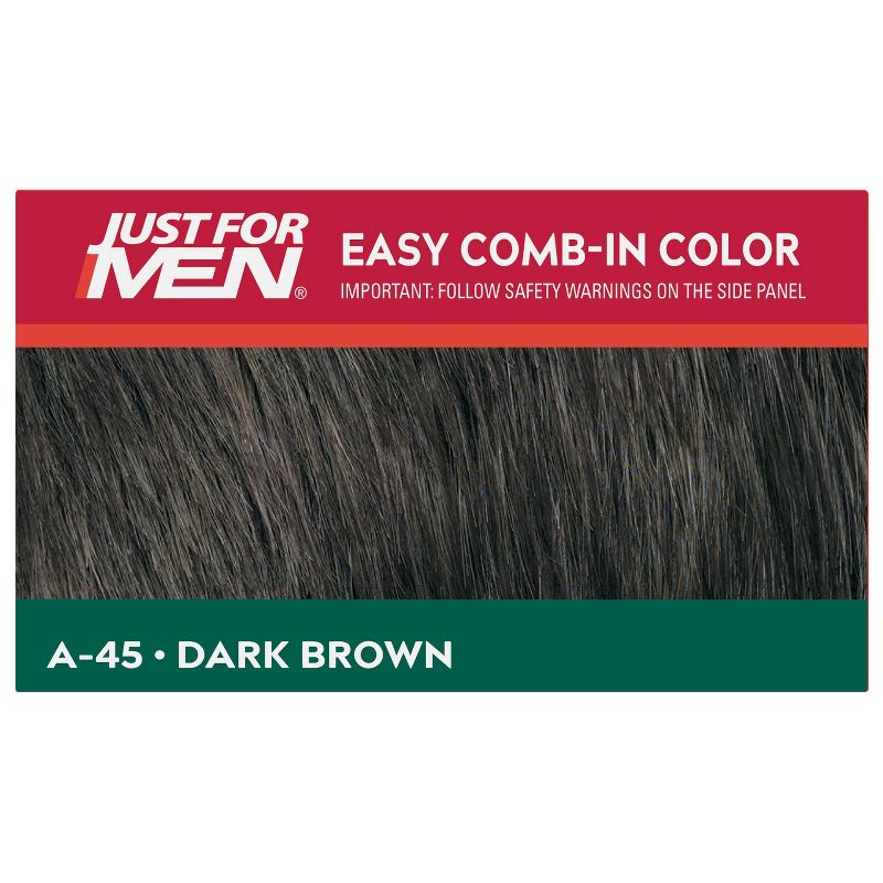 Just For Men Easy CombIn Color Gray Hair Coloring for Men with Comb Applicator - 3pk, 4 of 5