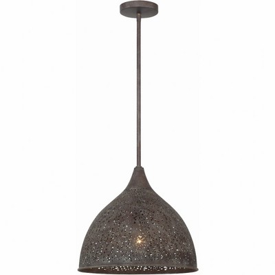 Crystorama Lighting Jasmine 1 - Light Pendant in  Forged Bronze