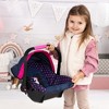 Bayer: Baby Doll Deluxe Car Seat with Canopy- Blue and Pink | Baby Dolls | Pretend | Dress up - 2 of 4