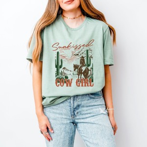 Simply Sage Market Sunkissed Cowgirl Short Sleeve Tee - 1 of 4