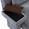 Racxily Modern Oversized Armchair, 48'' Wide Mid-Century Chair with Pillow Upholstered, Sturdy Wood Frame & Soft Cushion for Living Room - 4 of 4