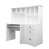 Sapphtopaz Modern Home Office Desks Computer Desk with Hutch Writing Desk Gaming Desk Office Desk for Home Office - 4 of 4