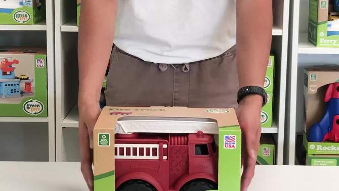 Green Toys Fire Truck, 2 of 10, play video