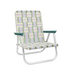 Lawn Chair USA Folding Aluminum Beach Webbed Chair - 1 of 4