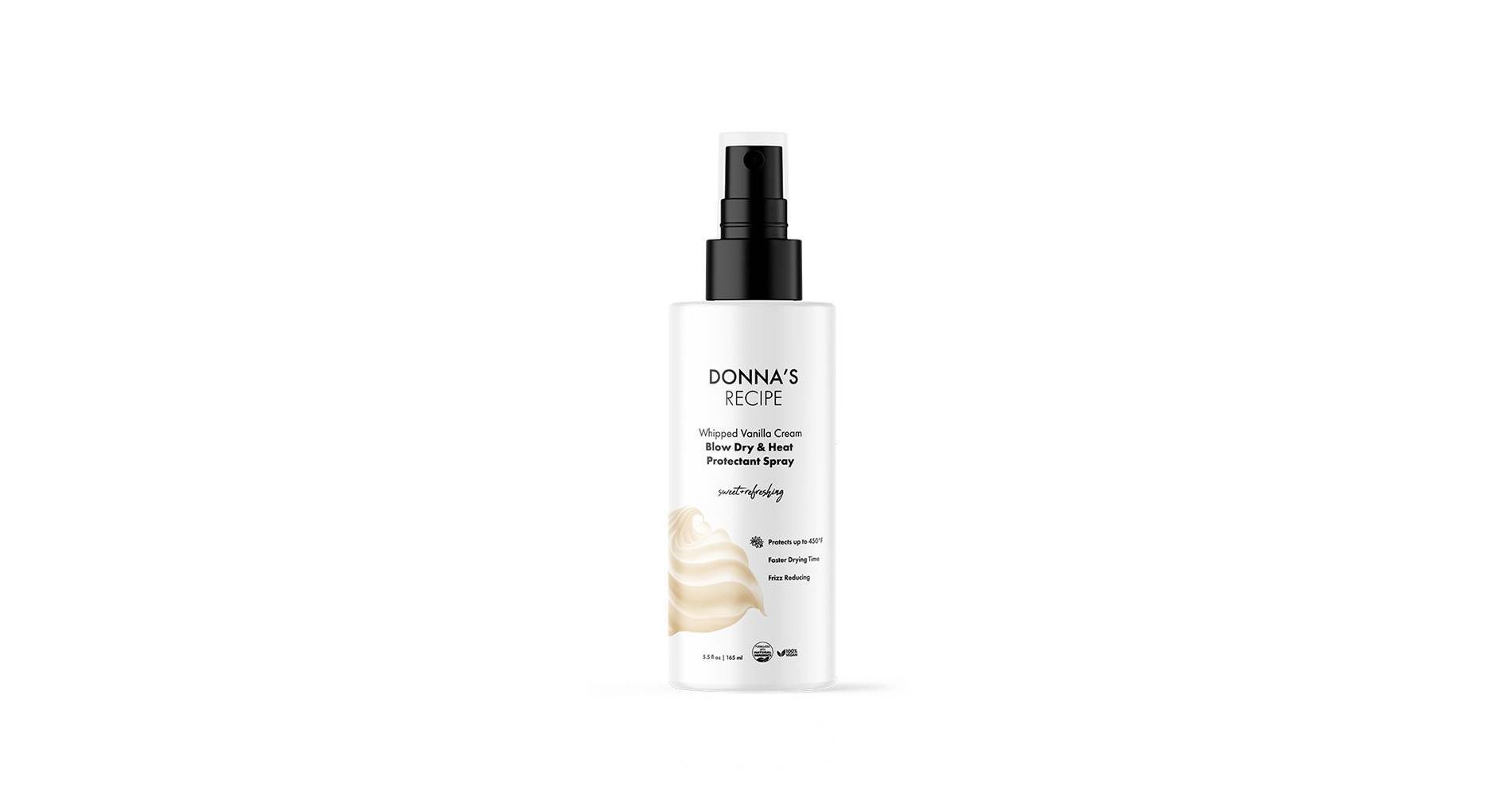 Donna's Recipe Vanilla Heat Protectant Spray - 5.5 fl oz