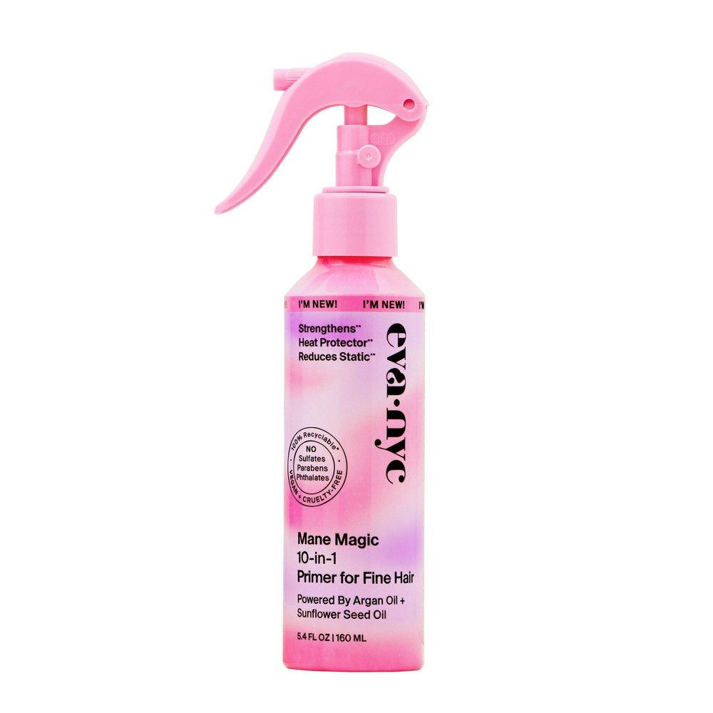 Photos - Hair Styling Product Eva NYC Mane Magic 10-in-1 Primer for Fine Hair Heat Protector - 5.4 fl oz