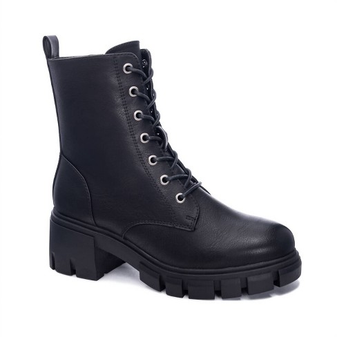 Women's Stomp it Out Combat Boots - CHINESE LAUNDRY - image 1 of 4