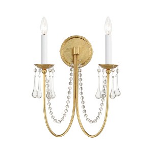 Maxim Lighting Plumette 2 - Light Wall Light in  Gold Leaf - 1 of 1