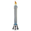 Northlight Glittered LED Flameless Christmas Candle - 9.25" - Set of 4 - 2 of 4