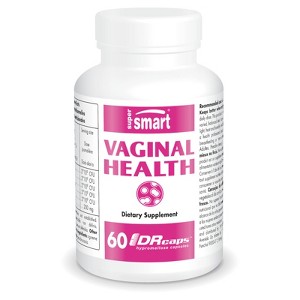 SuperSmart Vaginal Health 10 Billion CFU per Day - with Lactobacillus Rhamnosus, Acidophilus | Non-GMO & Gluten Free - 60 Delayed Release Capsules - 1 of 1
