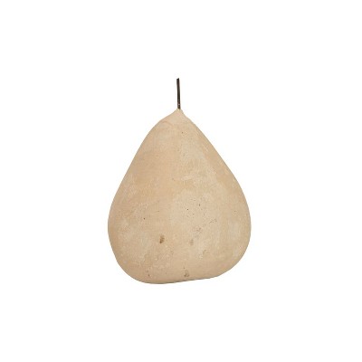Decorative Pear Cream Paper Mache by Foreside Home & Garden