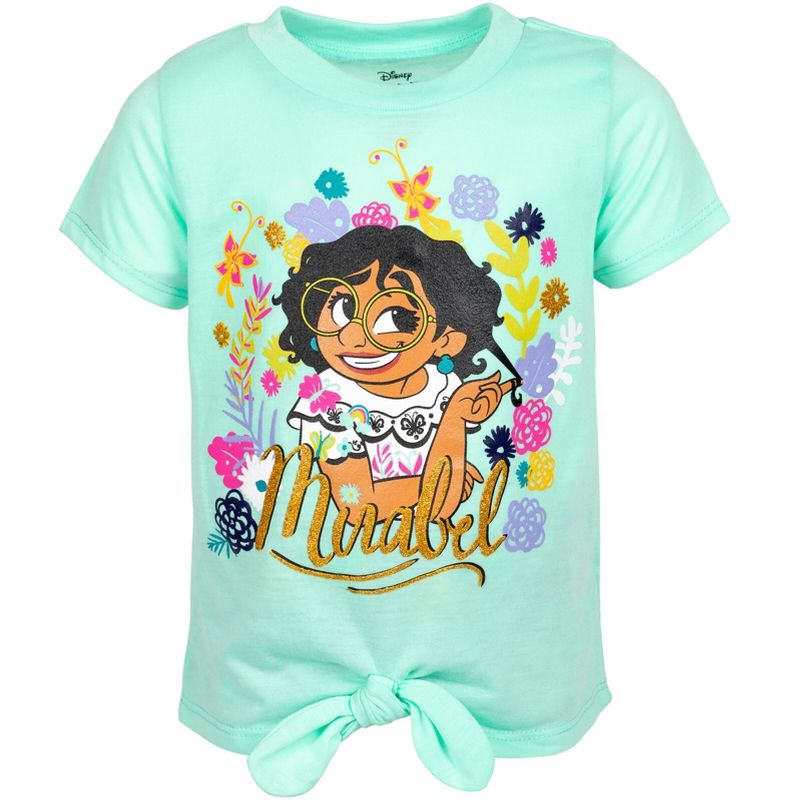 Disney Encanto Mirabel Luisa Isabella Girls T-Shirt and Shorts Outfit Set Toddler to Big Kid , 3 of 10