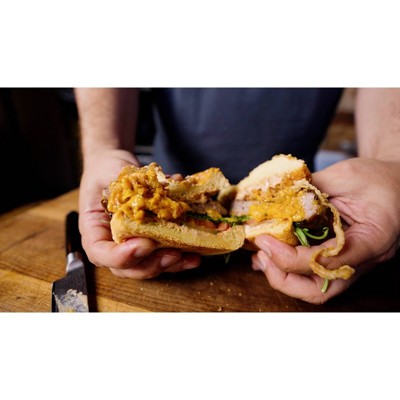 Juicy Lucy Angus Beef Patties Stuffed with American Cheese - Frozen - 32oz/6ct