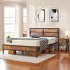 VECELO Bed Frame with Wooden Headboard, Heavy-Duty Platform Bed - 4 of 4