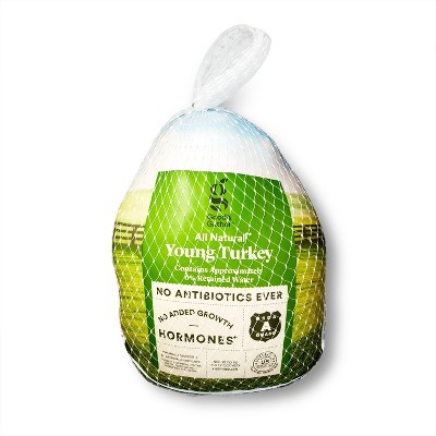 USDA All Natural Young Turkey - Frozen - 10-16lbs - price per lb - Good & Gather™