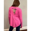 Girl Open-back Long Sleeve Tee - t2love - 2 of 4