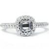 Pompeii3 5/8ct Braided Engagement Ring Setting 14K White Gold - 2 of 4
