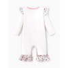 Disney Princess Ariel Cinderella Baby Girl Ruffled Sleeves Character Print Jumpsuit/Romper - 2 of 4