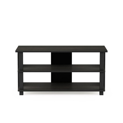 Espresso and Black 3-Tier TV Stand for 40" TV